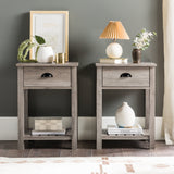 Country Nightstand / Side Table-Occasional-Parc Decor
