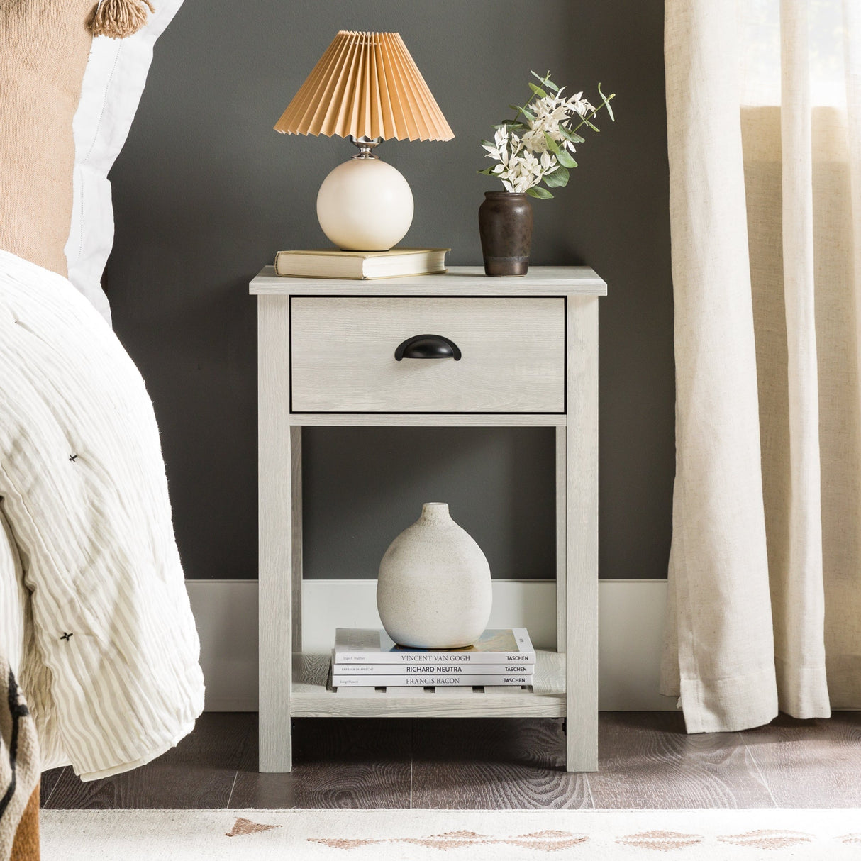 Country Nightstand / Side Table-Occasional-Parc Decor