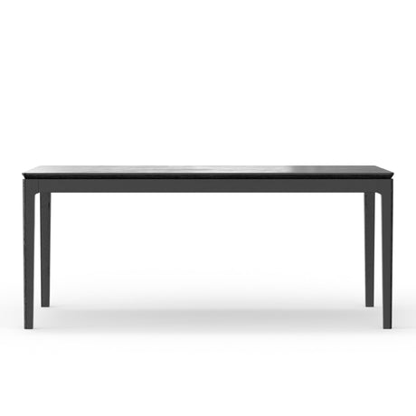 Cove Rectangular Dining Table, Vintage Black-Dining Tables-Parc Decor