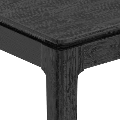 Cove Rectangular Dining Table, Vintage Black-Dining Tables-Parc Decor