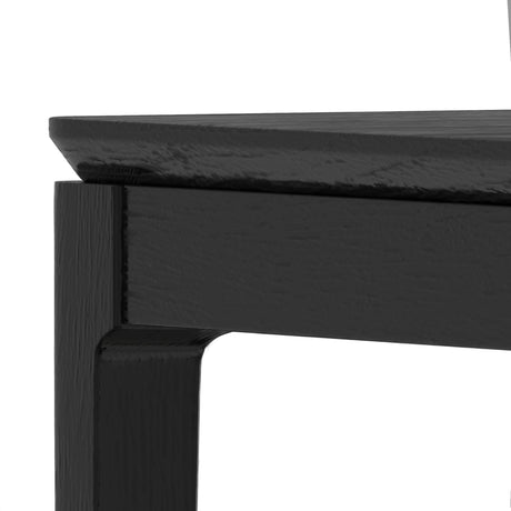 Cove Rectangular Dining Table, Vintage Black-Dining Tables-Parc Decor