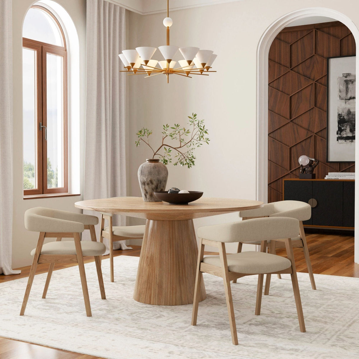 Cove Round Dining Table-Dining Tables-Parc Decor