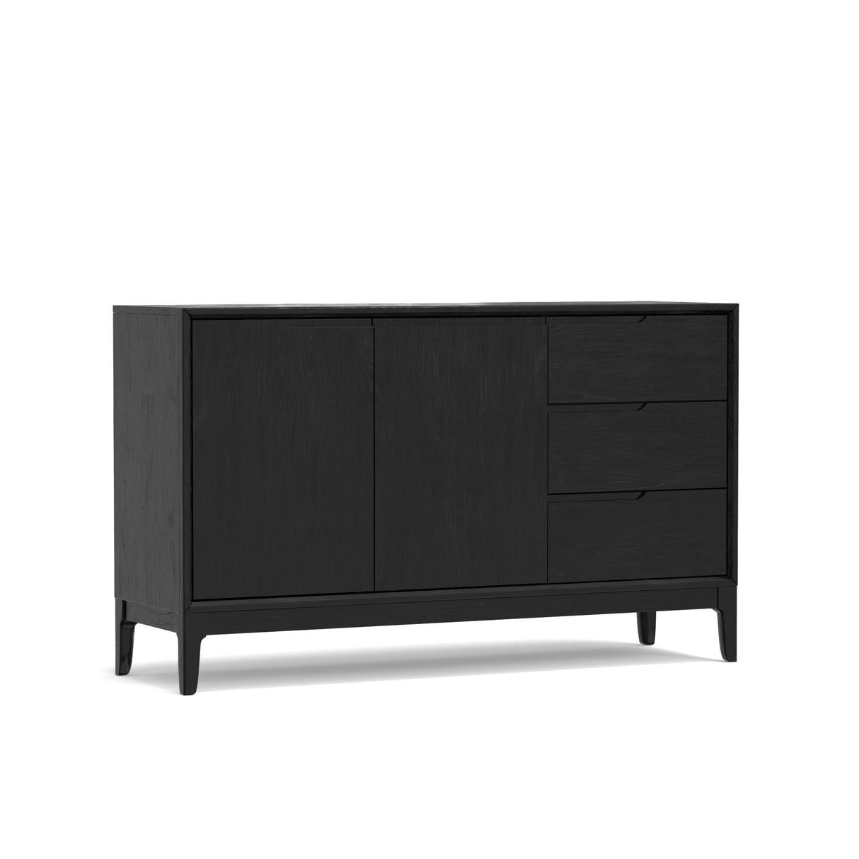 Cove Sideboard, Vintage Black-Servers & Sideboards-Parc Decor