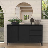 Cove Sideboard, Vintage Black-Servers & Sideboards-Parc Decor