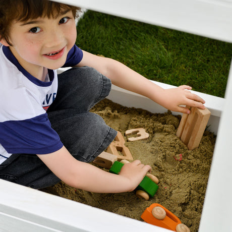 Craftsman Modern Outdoor Swing Set – Wooden Backyard Swing Frame for Kids-Outdoor-Parc Decor