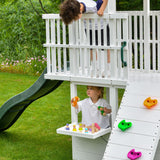 Craftsman Modern Outdoor Swing Set | Wooden Backyard Swing Frame for Kids-Outdoor-Parc Decor