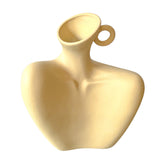 Cream Handle Muse Vase-Decorative vase-Parc Decor