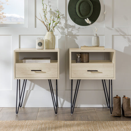 Croft Nightstand / Side Table, Set of 2-Occasional-Parc Decor