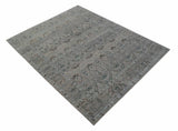 Crown Custom Made Traditional Design Pink Hand Knotted Wool Rug