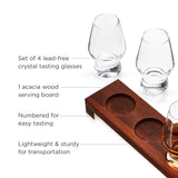 Crystal Spirit Glass Flight Set-product_type::serving_sets-Parc Decor