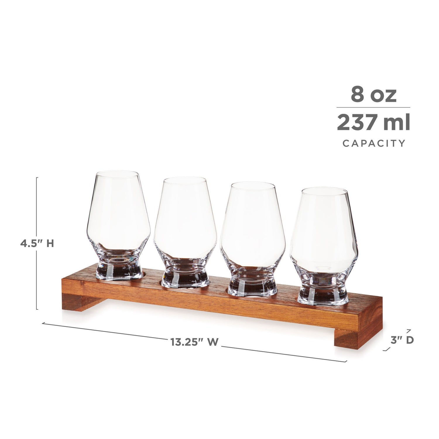 Crystal Spirit Glass Flight Set-product_type::serving_sets-Parc Decor