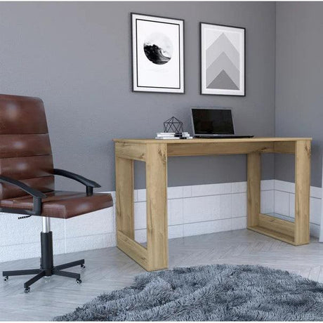 Curved Wood Aurora Writing Computer Desk-Home Office-Parc Decor