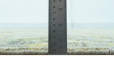 Custom Made Beige And Gray Traditional Hand Knotted wool area rug