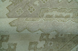 Custom Made Beige Traditional Turkish Design Hand knotted Wool Area Rug