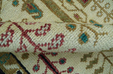 Custom Made Black And Ivory Traditional Serapi Design Hand Knotted Wool Rug