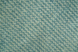 Custom Made Blue and Beige Stripes Design Contemporary Hand Knotted wool Area Rug