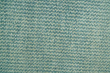 Custom Made Blue and Beige Stripes Design Contemporary Hand Knotted wool Area Rug
