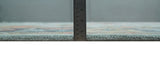 Custom Made Blue and Gray Hand Knotted Traditional Oushak Wool Area Rug