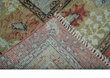 Custom Made Blue Modern Oushak Hand Knotted Wool Rug