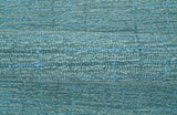 Custom Made Blue Modern Style Hand Tufted Wool Rug