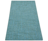 Custom Made Blue Modern Style Hand Tufted Wool Rug