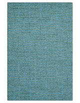 Custom Made Blue Modern Style Hand Tufted Wool Rug