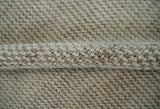 Custom Made Contemporary Brown and Ivory Hand Knotted Rug Area Rug