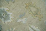 Custom Made Earthy Hand Knotted Beige and Ivory Traditional Multi Size Wool Area Rug-Area Rug-Parc Decor
