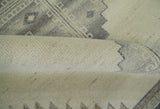 Custom Made Earthy Hand Knotted Ivory, Charcoal and Beige Wool Area Rug-Area Rug-Parc Decor