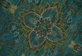 Custom Made Green Hand Knotted Antique Style Multi Size Traditional Wool Rug