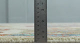Custom Made Hand Knotted Beige with multicolor Traditional Oushak Wool area Rug