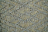 Custom Made Hand Knotted Modern Contemporary Gray Wool Area Rug
