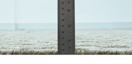 Custom Made Hand Knotted Modern Contemporary Gray Wool Area Rug
