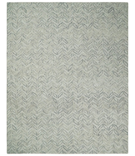 Custom Made Hand Tufted Modern Scandinavian Wool Rug