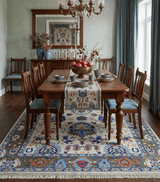 Custom Made Ivory and Gray Hand knotted Traditional Oushak wool Area Rug