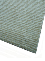 Custom Made Ivory, Gray and Beige Modern Contemporary Hand Tufted wool rug