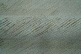 Custom Made Modern Abstract Design Ivory, Blue and Brown Hand Tufted Wool Area Rug