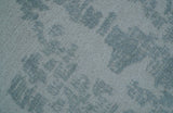 Custom Made Modern Abstract Gray Hand Tufted wool rug