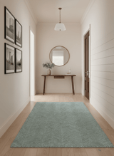 Custom Made Modern Chevron Ivory And Brown Hand Tufted Wool Area Rug