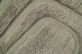 Custom Made Modern Contemporary Beige And Gray Hand Knotted Wool Rug