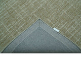 Custom Made Modern Geometrical Beige Hand Tufted Wool Area Rug