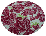 Custom Made Modern Pink Floral Hand Tufted Wool Rug