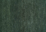 Custom Made Modern Solid Green Hand Tufted Wool Area Rug