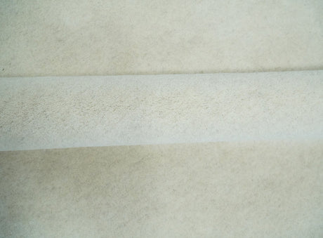 Custom Made Modern Solid Ivory Hand Tufted Wool Rug