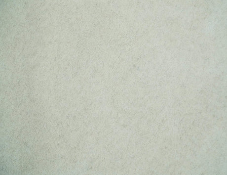 Custom Made Modern Solid Ivory Hand Tufted Wool Rug