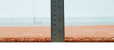Custom Made Modern Solid Overdyed Rust Hand Knotted Wool Area Rug