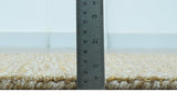 Custom Made Modern Style Hand Tufted Mustard and Brown Wool Rug