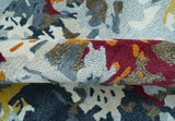 Custom Made Multi-color Modern Abstract Hand Tufted Wool-Art Silk Rug