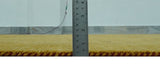 Custom Made Mustard Modern Tribal Design Wool Area Rug