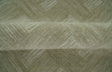 Custom Made Olive and Ivory Modern Geometrical Hand Tufted wool rug